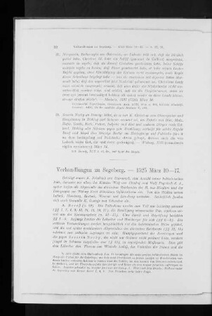 Verhandlungen zu Segeberg. - 1525 März 10-17.