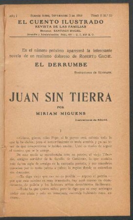 1918002200: Juan sin tierra