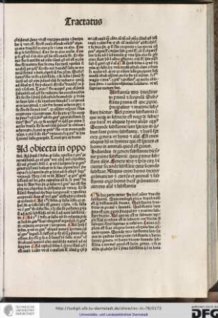 In hac parte textus Petrus Hyspanus consequenter dividit substantiam, quia analogum prius dividendum est quam diffiniendum dicens...