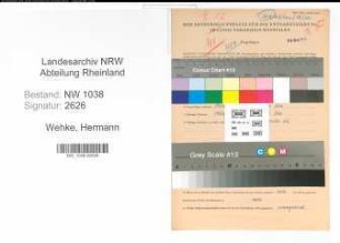Entnazifizierung Hermann Wehke , geb. 28.09.1902 (Angestellter)