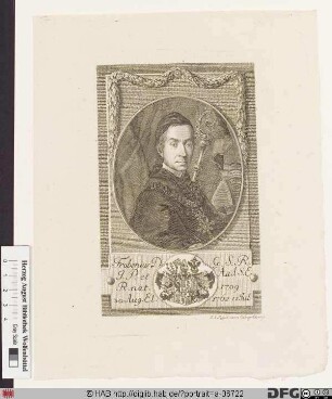 Bildnis Frobenius (Taufname: Johann Michael) Forster