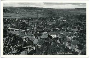 Camburg. Blick auf Camburg