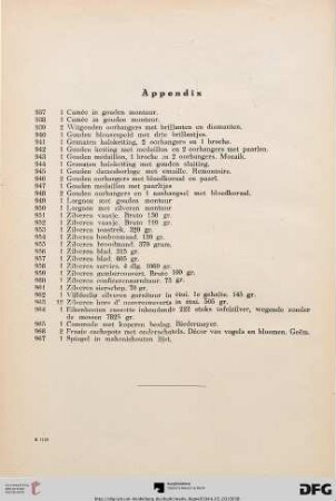 Appendix (Nr. 937-967)