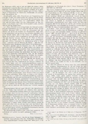 915-917 [Rezension] Baltensweiler, Heinrich, Die Ehe im Neuen Testament