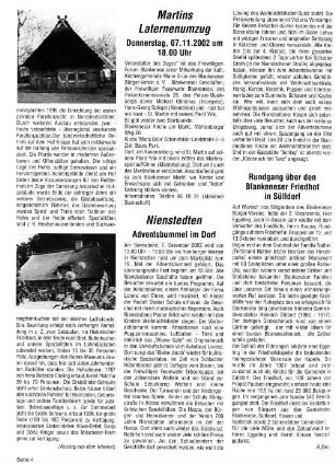 Nienstedten. Adventsbummel im Dorf