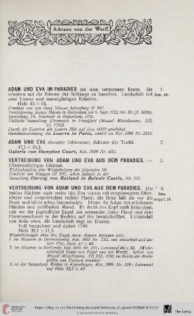 Adriaen van der Werff (Nr. 1 - 220)