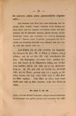 Nachträge und Berichtigungen zu Frdr. Ellendt's Commentar über Cic. de oratore libr. I, II. 2