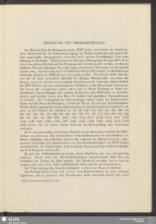 Einleitung Und Problemstellung