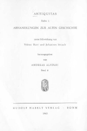 Consules : Untersuchungen zur Geschichte des römischen Konsulates von 264 bis 201 v. Chr.