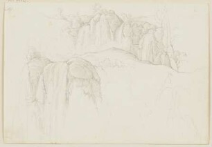 Aus dem Sabiner Gebirge, Wasserfälle bei Tivoli