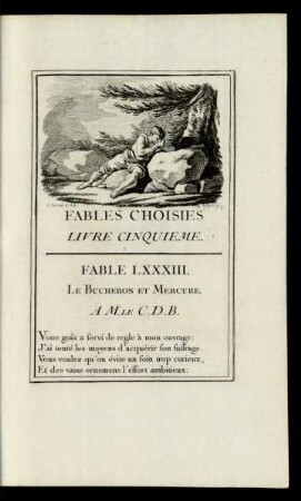 Fable LXXXIII. Le Bucheron Et Mercure.
