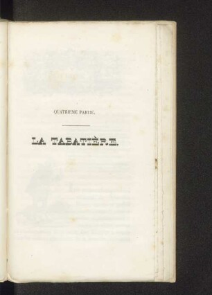 Quatrième partie. La Tabatière.