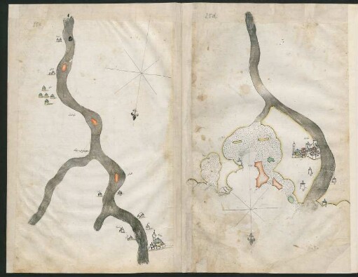 Illustration: f. 25c-25d Nil und Dumyat