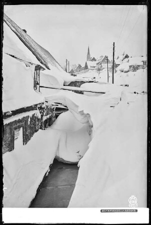 Altenberg im Erzgebirge mit Schnee