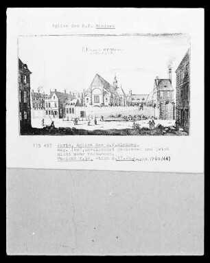Paris, Église des Minimes, Ansicht der Kirche