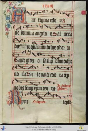 [114r] Ave regina coelorum.