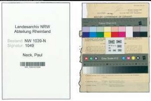 Entnazifizierung Paul Neck , geb. 06.01.1909 (Dentist)