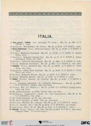 Italia (Nr. 1-97)
