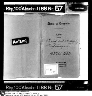 Rauch- und Viehschatz-Rechnungen