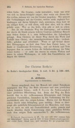 264-285 Der Christus Rothe's : zu Rothe's theologischer Ethik