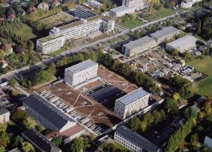 Baustelle Sächsische Landesbibliothek - Staats- und Universitätsbibliothek Dresden, Zentralbibliothek