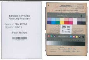 Entnazifizierung Richard Peter , geb. 17.05.1899 (Bahnbeamter)