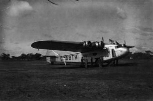 Verkehrsflugzeug : Das englische Verkehrsflugzeug "Andomeda".
