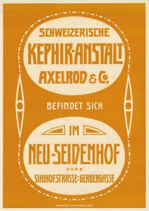 Schweizerische Kephir-Anstalt Axelrod & Co.