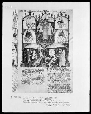 Biblia Pauperum aus Salzburg — ---, Folio 13recto