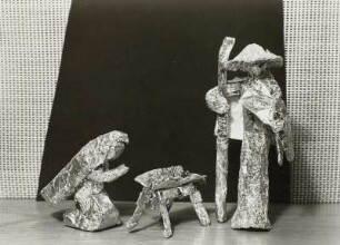 Maria, Joseph und Krippe