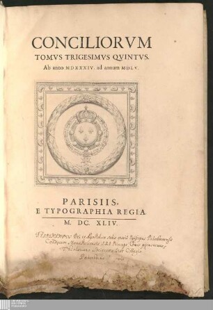 Tomvs Trigesimvs Qvintvs: Ab anno MDXXXIV. ad annum MDLV.