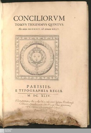 Tomvs Trigesimvs Qvintvs: Ab anno MDXXXIV. ad annum MDLV.