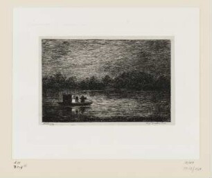 Netzfischerei, Blatt 10 der Folge "Album du voyage en bâteau"