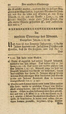 Am vierdten Sonntage des Advents