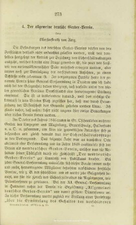 4. Der allgemeine deutsche Gerber-Verein