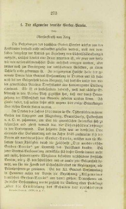 4. Der allgemeine deutsche Gerber-Verein