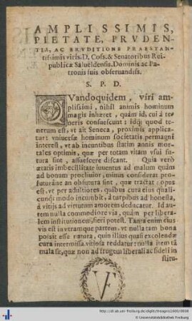 Iacobus Hertelius: Epistola Dedicatoria.