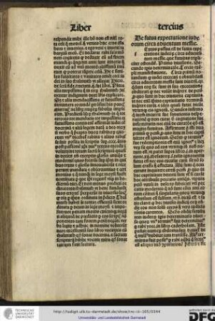 De fatua expectatione Iudeorum circa adventum Messie.