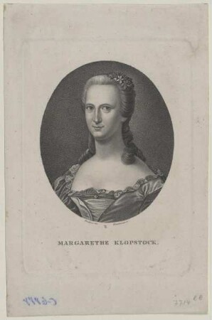 Bildnis der Margarete Klopstock