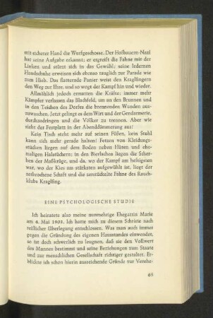 Eine psychologische Studie