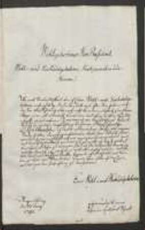 Brief von Christian Gottfried Schmid an Regensburgische Botanische Gesellschaft