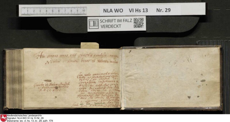 Stammbuch des Gottfried Crusius (Cruse) aus Stendal