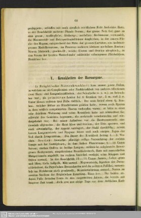 V. Krankheiten der Harnorgane