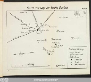 Skizze zur Lage der Farafra Quellen