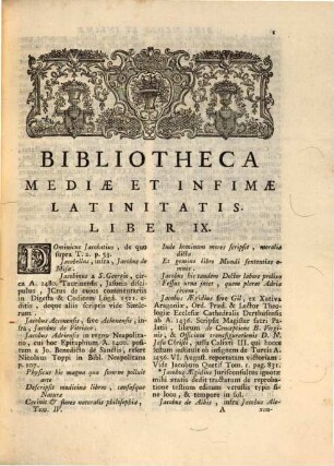 Jo. Alberti Fabricii Lipsiensis S. Theologiae Inter Suos D. Et Prof. Publ. Bibliotheca Latina Mediae Et Infimae Aetatis, 4