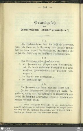 Grundgesetz des Landesverbandes sächsischer Feuerwehren