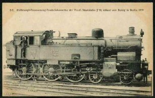 2-C Heißdampf-Personenzug-Tenderlokomotive der Preuß. Staatsbahn.