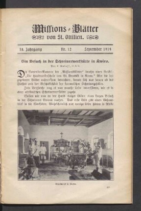 18. Jahrgang. Nr. 12. September 1914