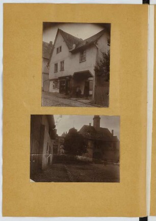 Burg Runkel, Runkel: Ansichten, Torhaus zur Burg (aus: Skizzen- und Fotoalbum 23)