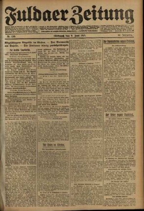 Ausgabe vom Mittwoch, den 09. Juni 1915.